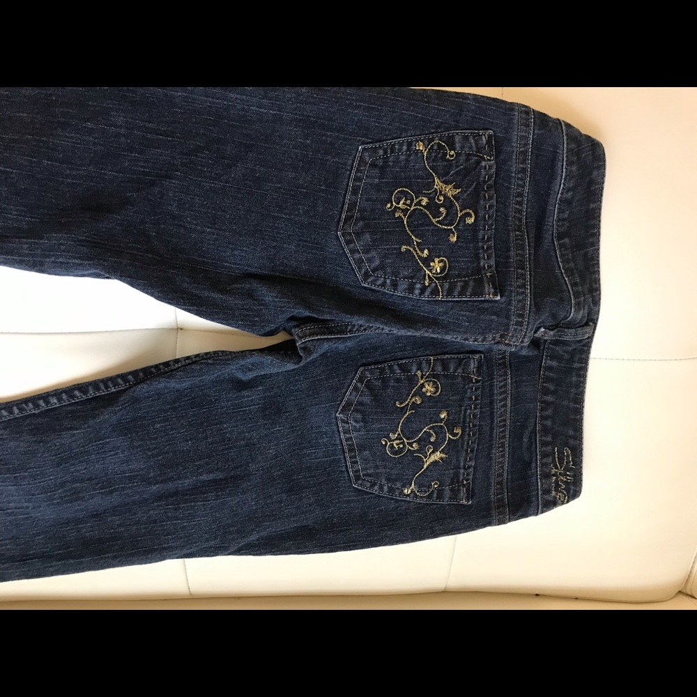Silver Tuesday Low-Rise Bootcut Jeans, Size 0 - Picture 4 of 6